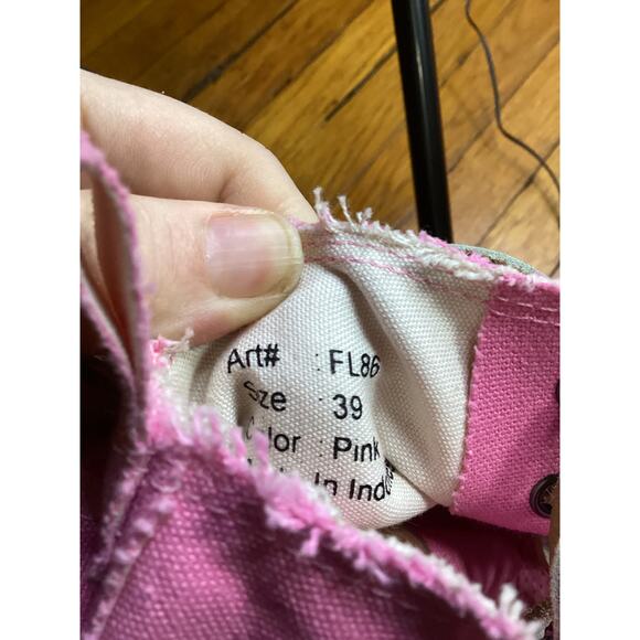 Blackstone FL86 High Top Sneakers Pink Tennis Shoes 9 From The Dutch Mountains - Picture 4 of 4